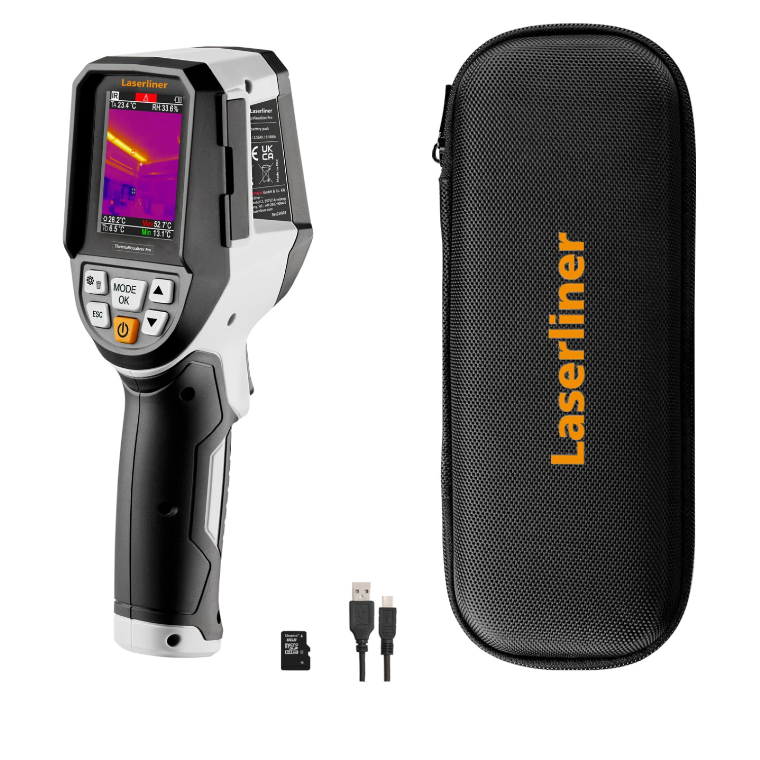 Laserliner ThermiVisualizer Pro Warmtebeeld Camera -20°C-150°C - 320x240px - IP54-image