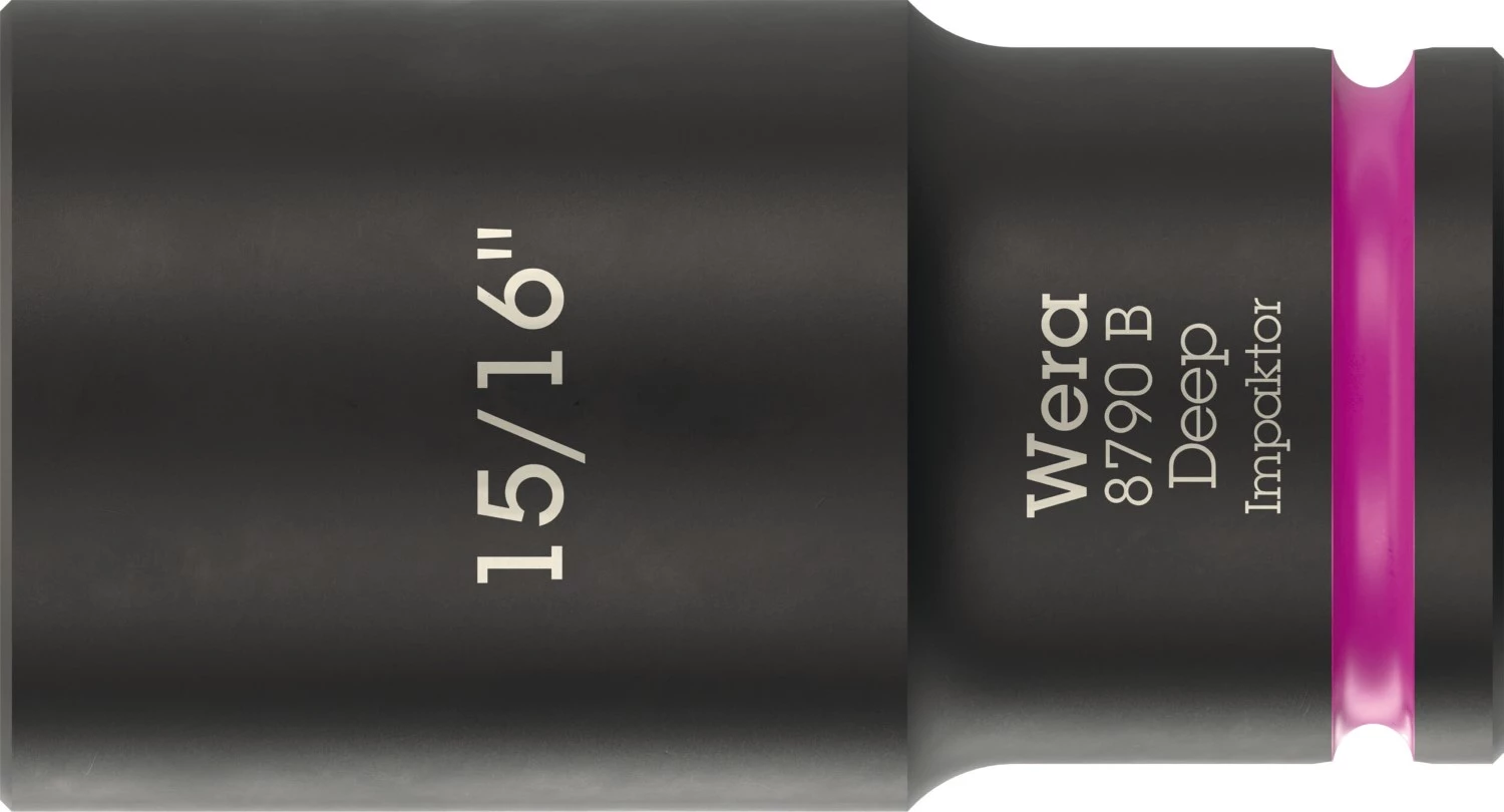 Wera 05005575001 8790 B Douille longue Impaktor Deep - 15/16« - hexagonale - 63 mm-image