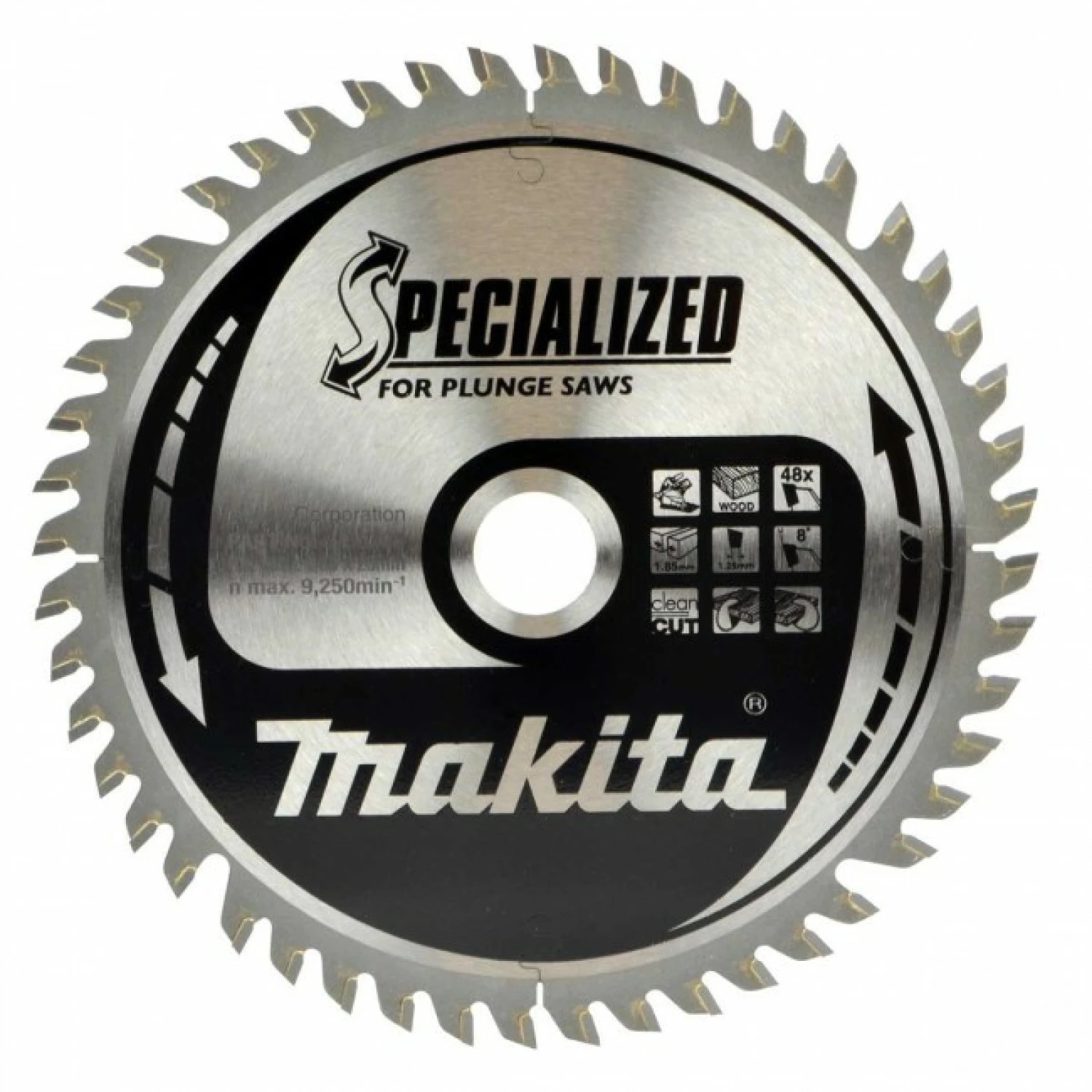 Makita B-56764 Specialized cirkelzaagblad - 165 x 20 x 48T - Hout-image