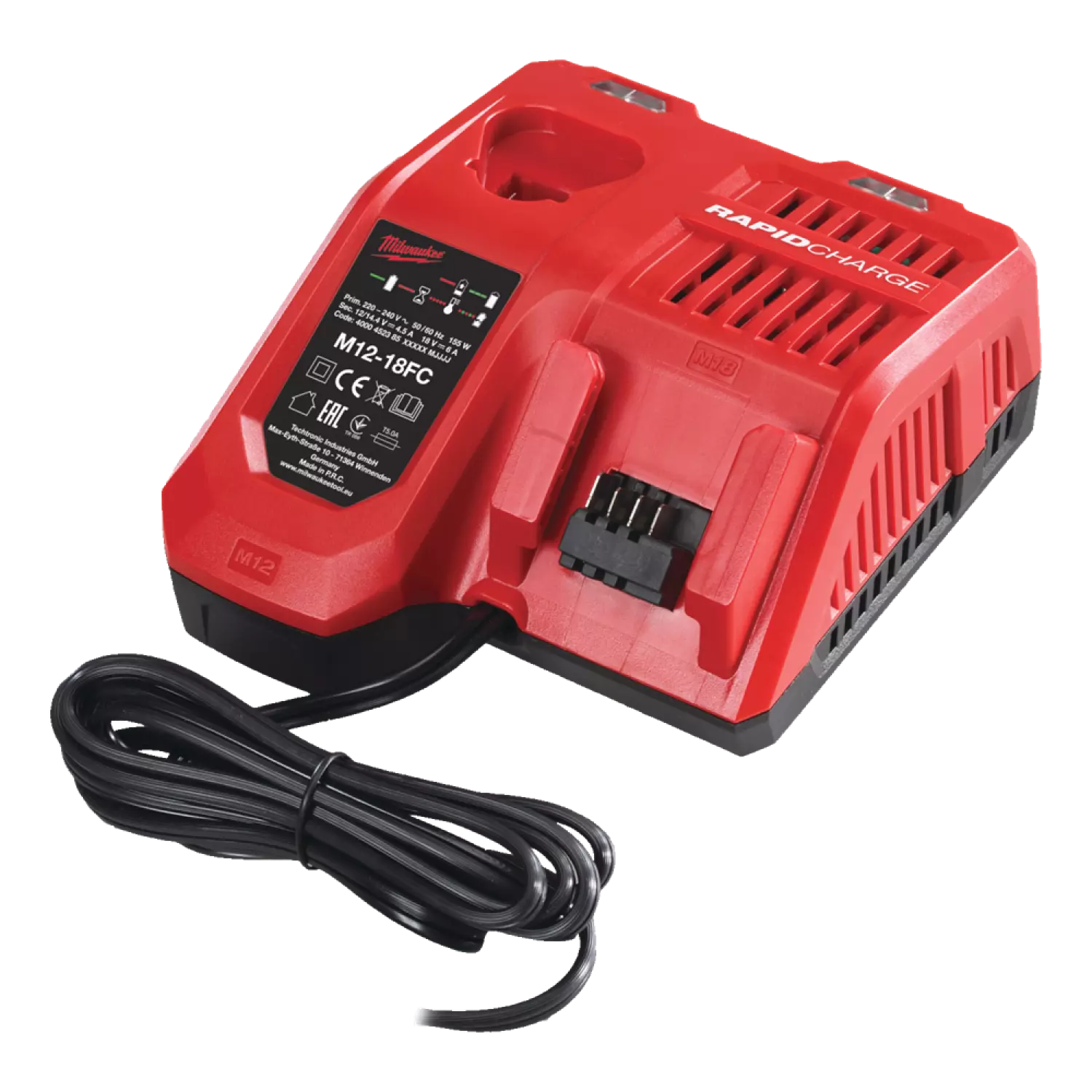 Milwaukee M12-18 FC Chargeur rapide-image