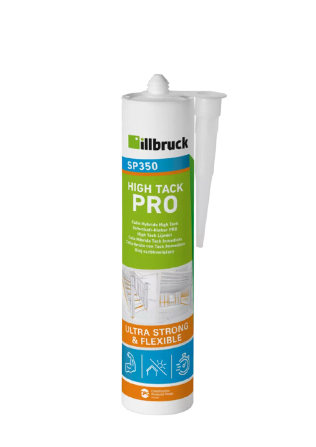 Illbruck SP350 High Tack Montagelijm - Wit - Koker - 310ml-image
