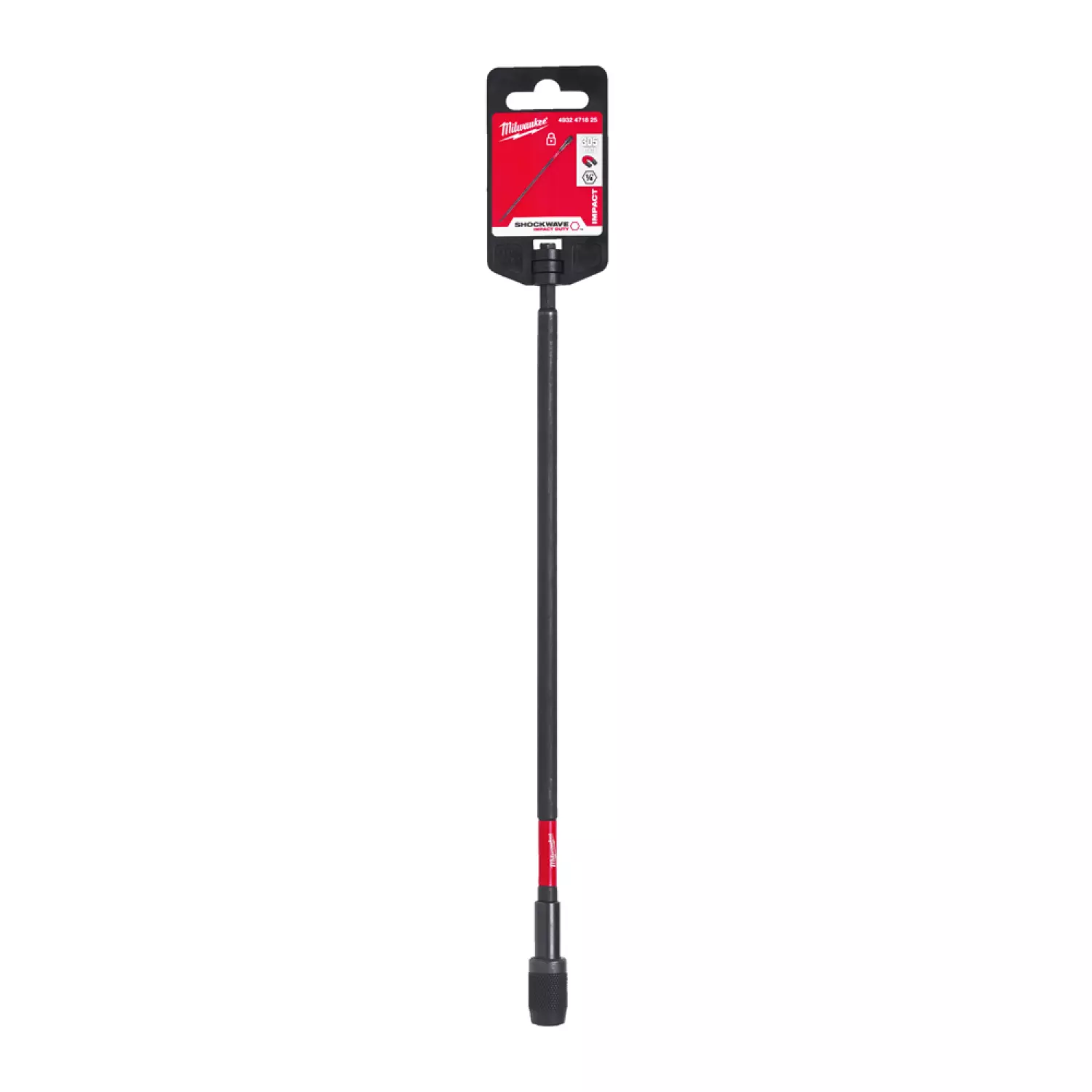 Milwaukee 4932471825 Bithouder met borging - 305mm - 1/4" Hex-image