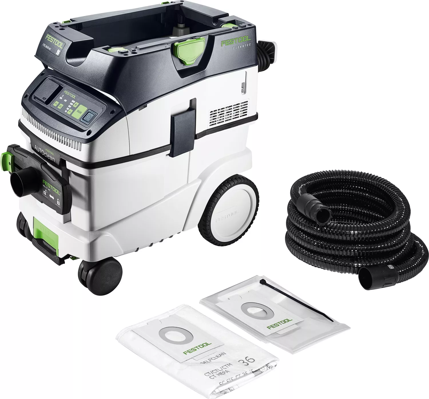 Festool CTL 36 EI AC-LHS Bouwstofzuiger - 1200W - klasse L - 36L-image