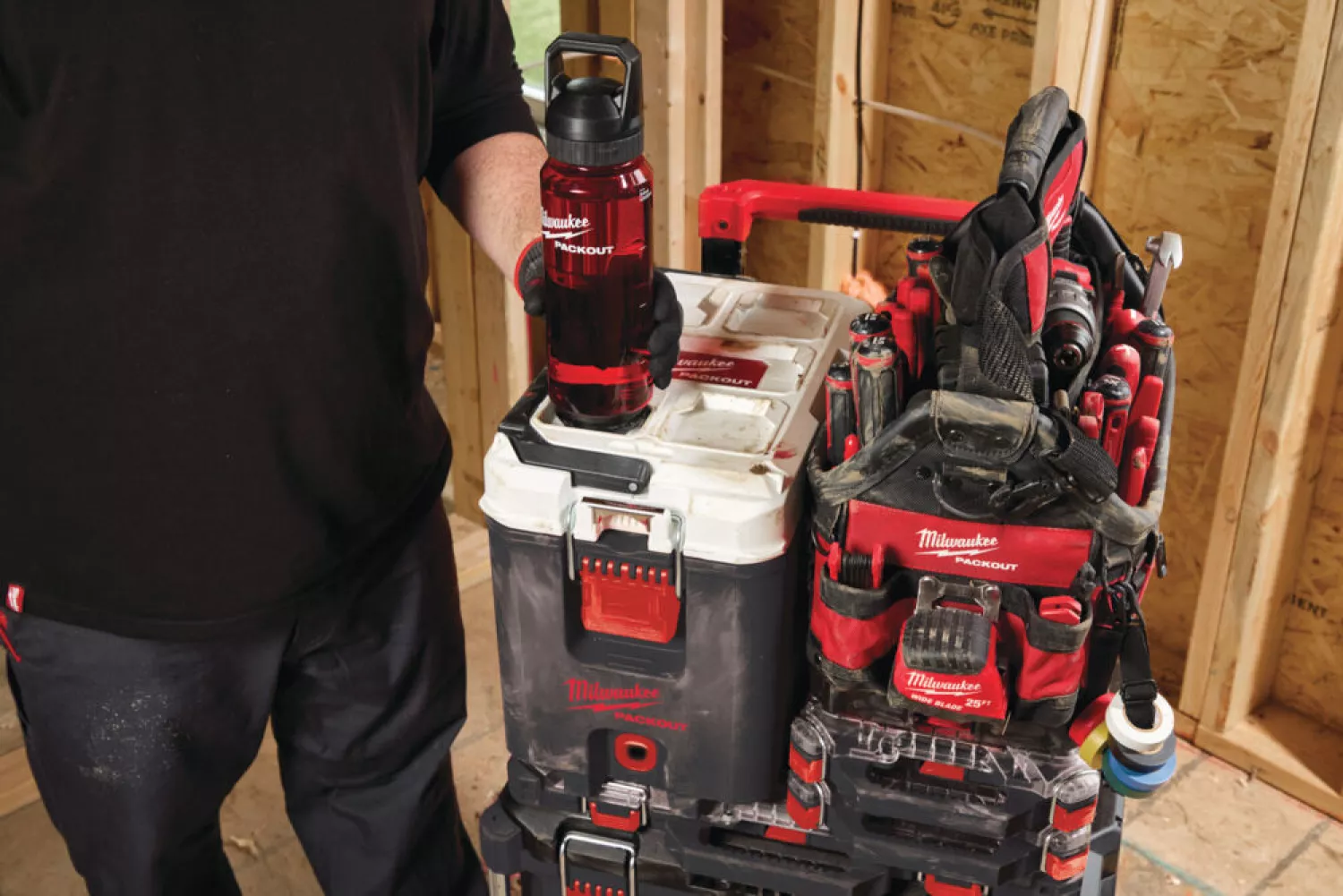 Milwaukee 4932498637 PACKOUT™ Drinkfles 1005 ml - rood-image