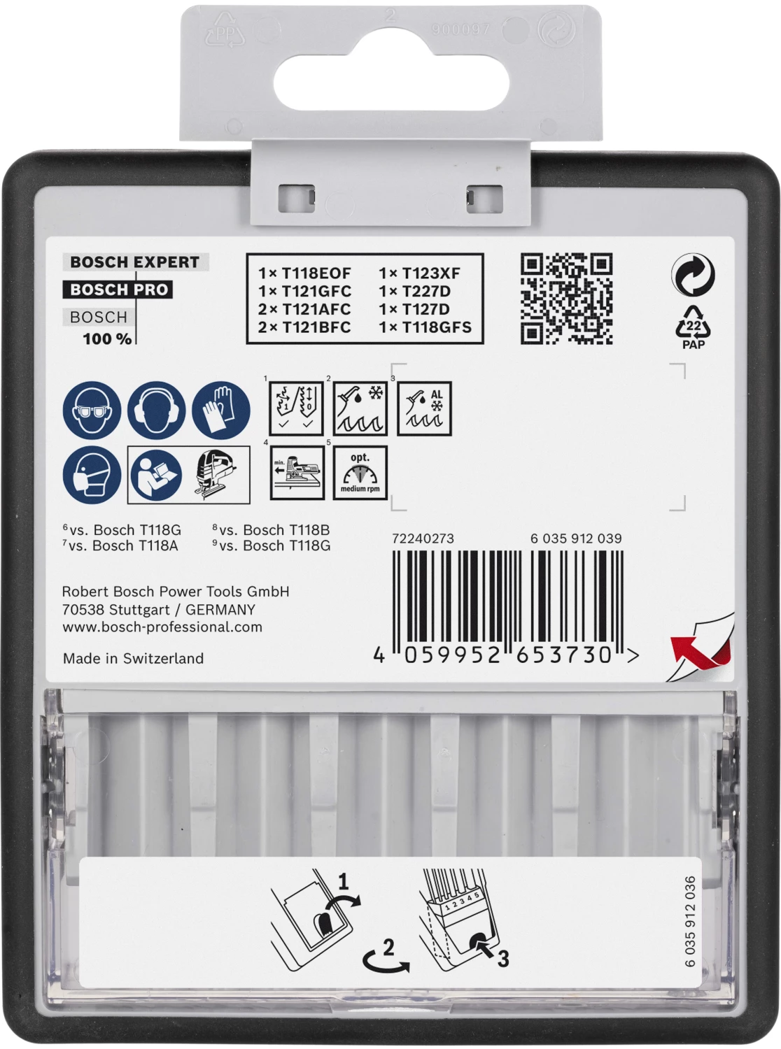 Bosch 2607011942 PRO 10-delige Metaal en Aluminium zaagbladenset in Robustline cassette-image