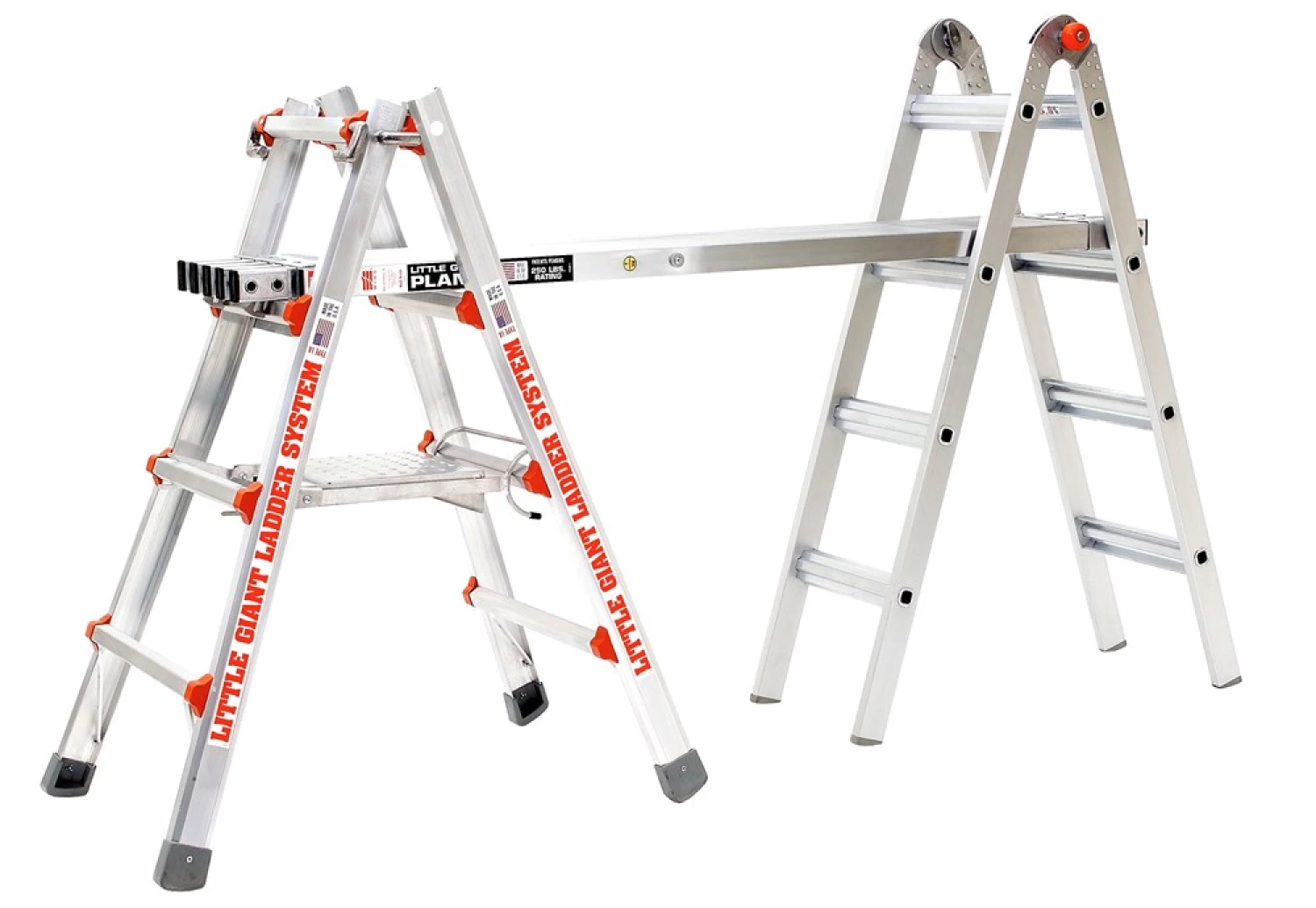 Little Jumbo 48414274 Multiladder telescopische werkbrug - 33 x 183-274cm-image