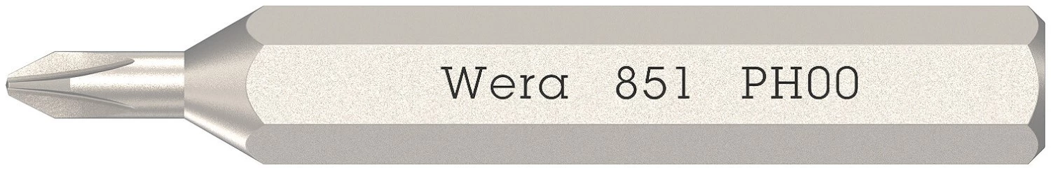 Wera 05058120001 851/0 Kruiskop Micro Bit - PH 00 x 30mm-image