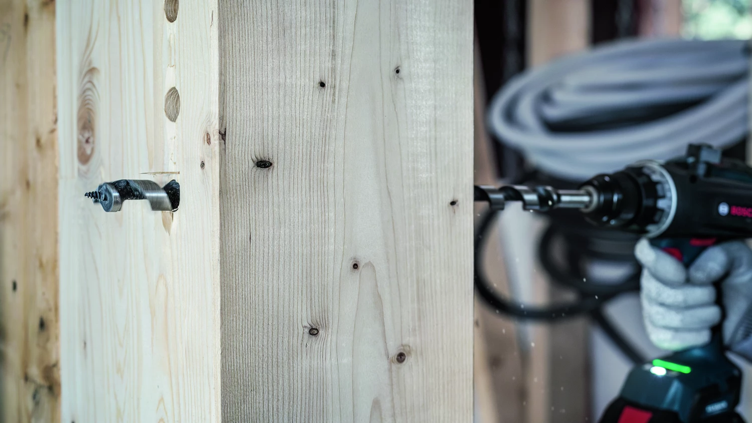 Bosch 2608597626 - Mèche à bois hélicoïdale, six pans 12 x 170 x 235 mm, d 6,35 mm-image