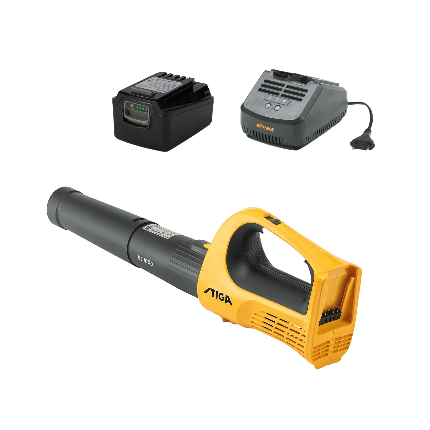 Stiga BL 100e Kit souffleur de feuilles Accu (1x 4.0Ah) - 32m/s - 7.8m³/min-image