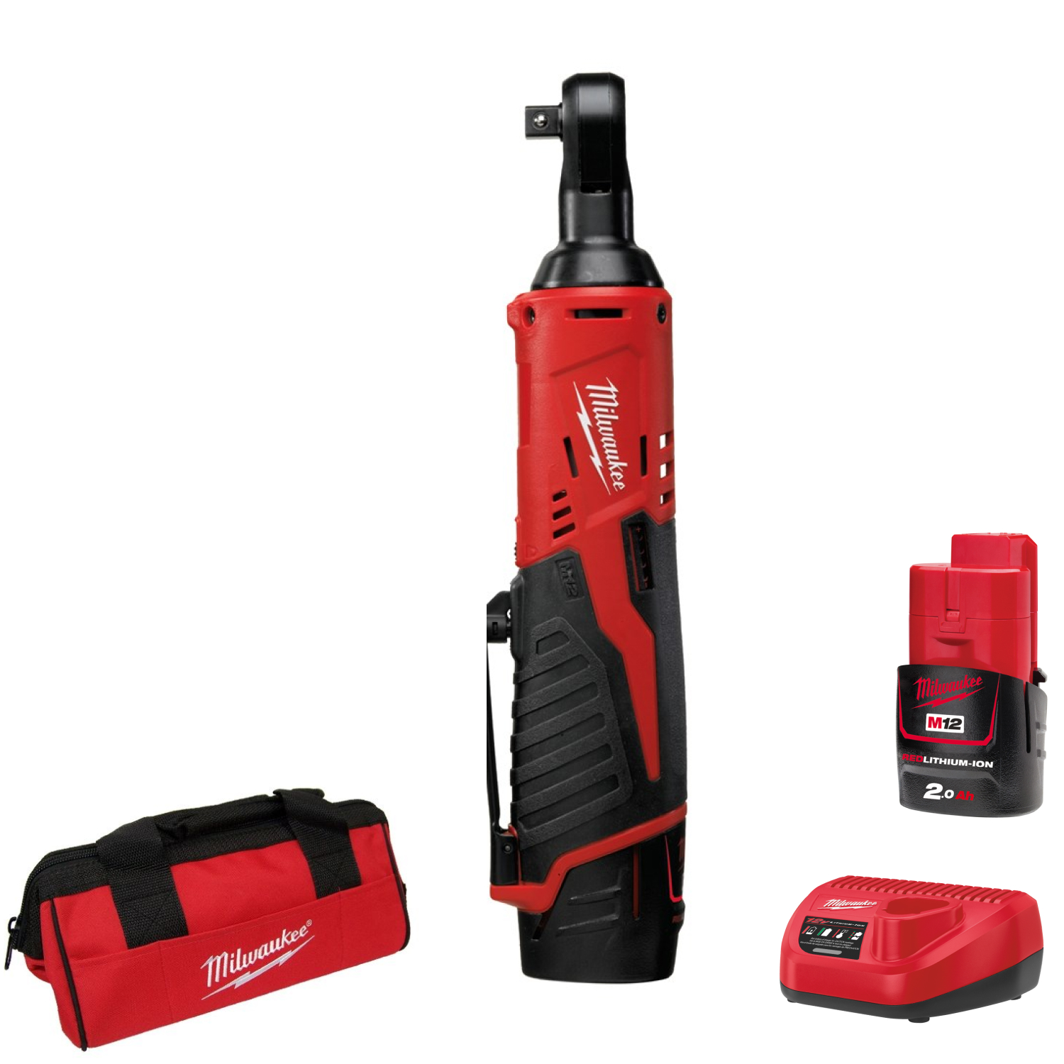 Milwaukee M12 IR-201B(3/8") Li-Ion Clé à cliquet - 12V-image