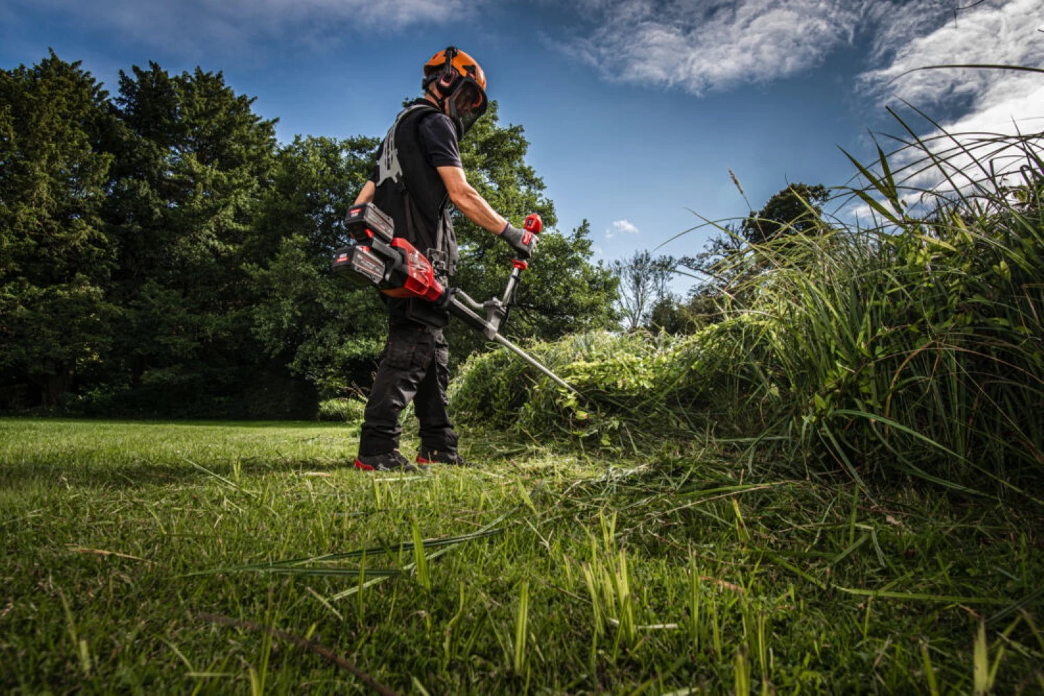 Milwaukee M18 F2BCU-0 18V Li-ion accu bosmaaier body - asymmetrisch stuur - 43cm-image