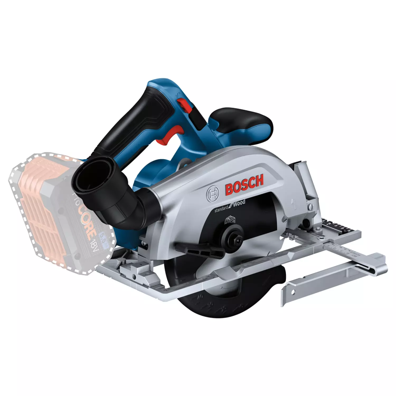 Bosch GKS 18V-57-2 18V Li-ion Accu cirkelzaag body - 165mm-image