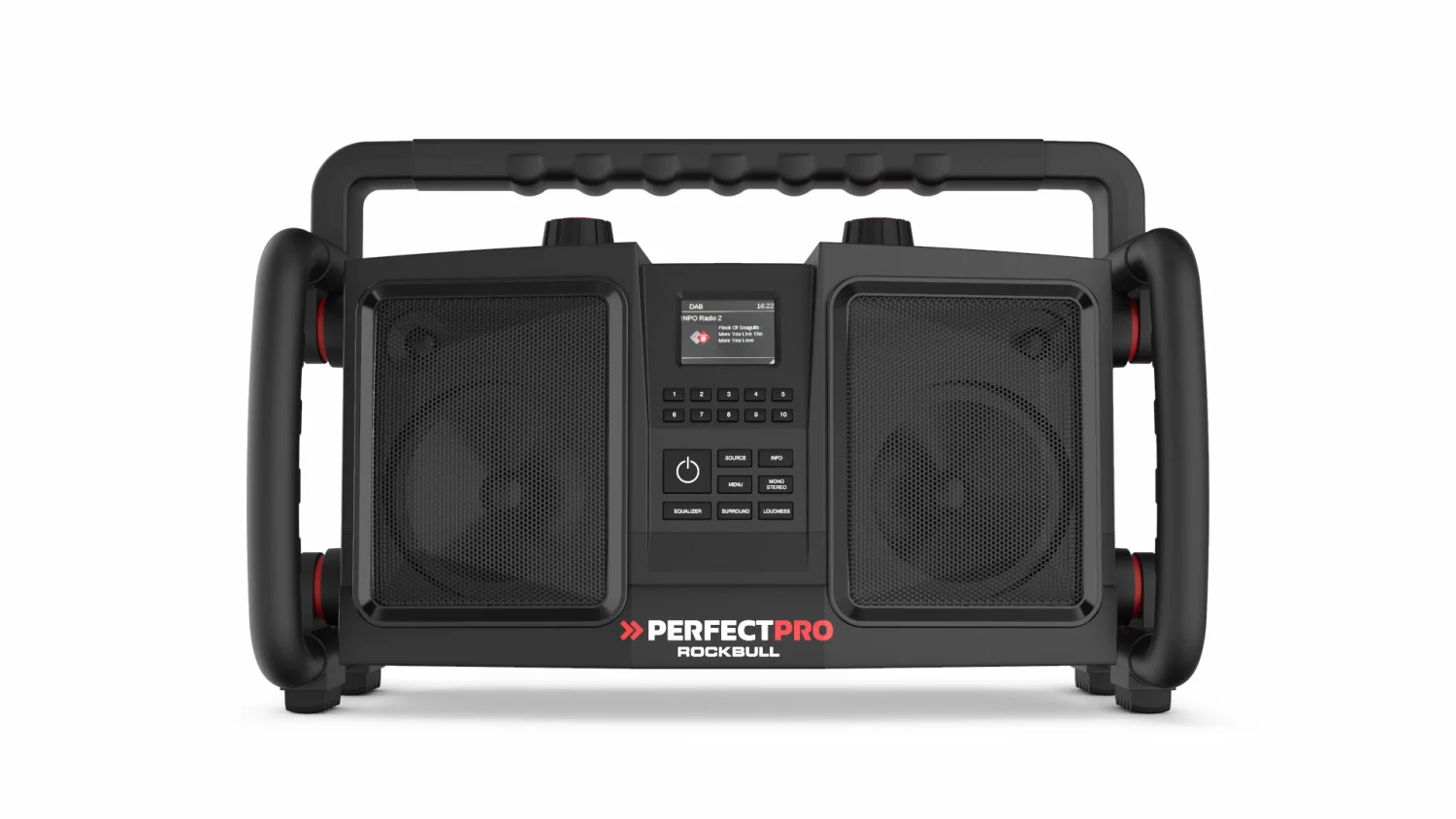 PerfectPro Rockbull RB2 - Radio de chantier - FM RDS - DAB+ - Aux-in - sur secteur&batterie-image
