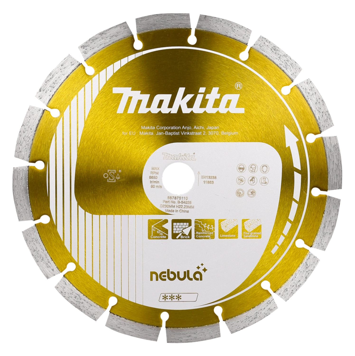 Makita B-54025 Diamantschijf - 230 x 22,2mm - Universeel-image
