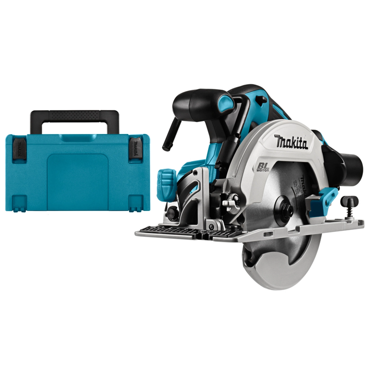 Makita DHS680ZJ -Scie circulaire sans-fil pour gaucher 18V Li-ion - MAKPAC - 165 mm - Brushless - Machine seule-image