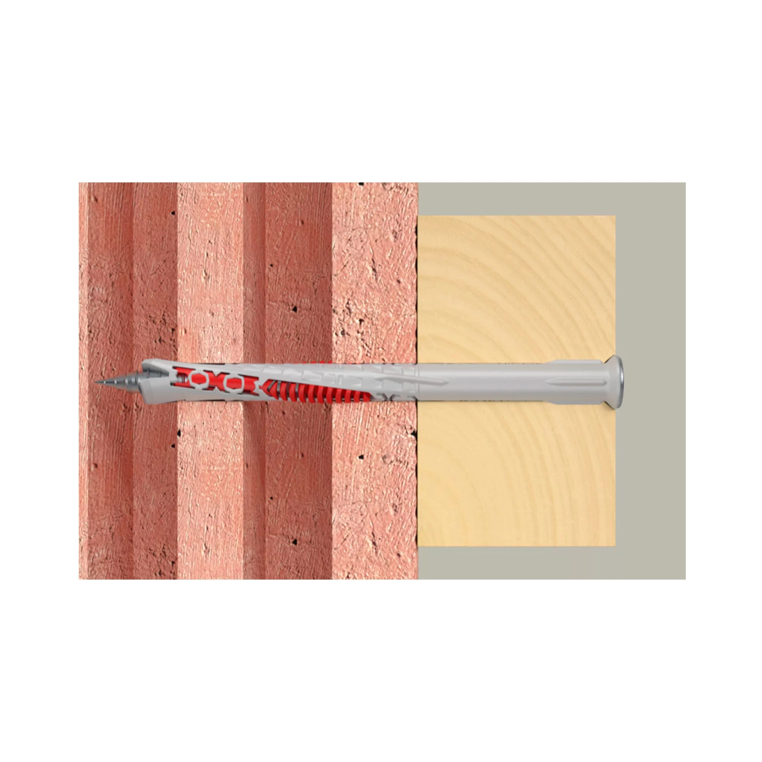 Fischer 562155 Constructieplug DuoXpand  - TX40 - 10.0 x 80mm - Verzonken kop - Voldraad - Verzinkt (50st)-image