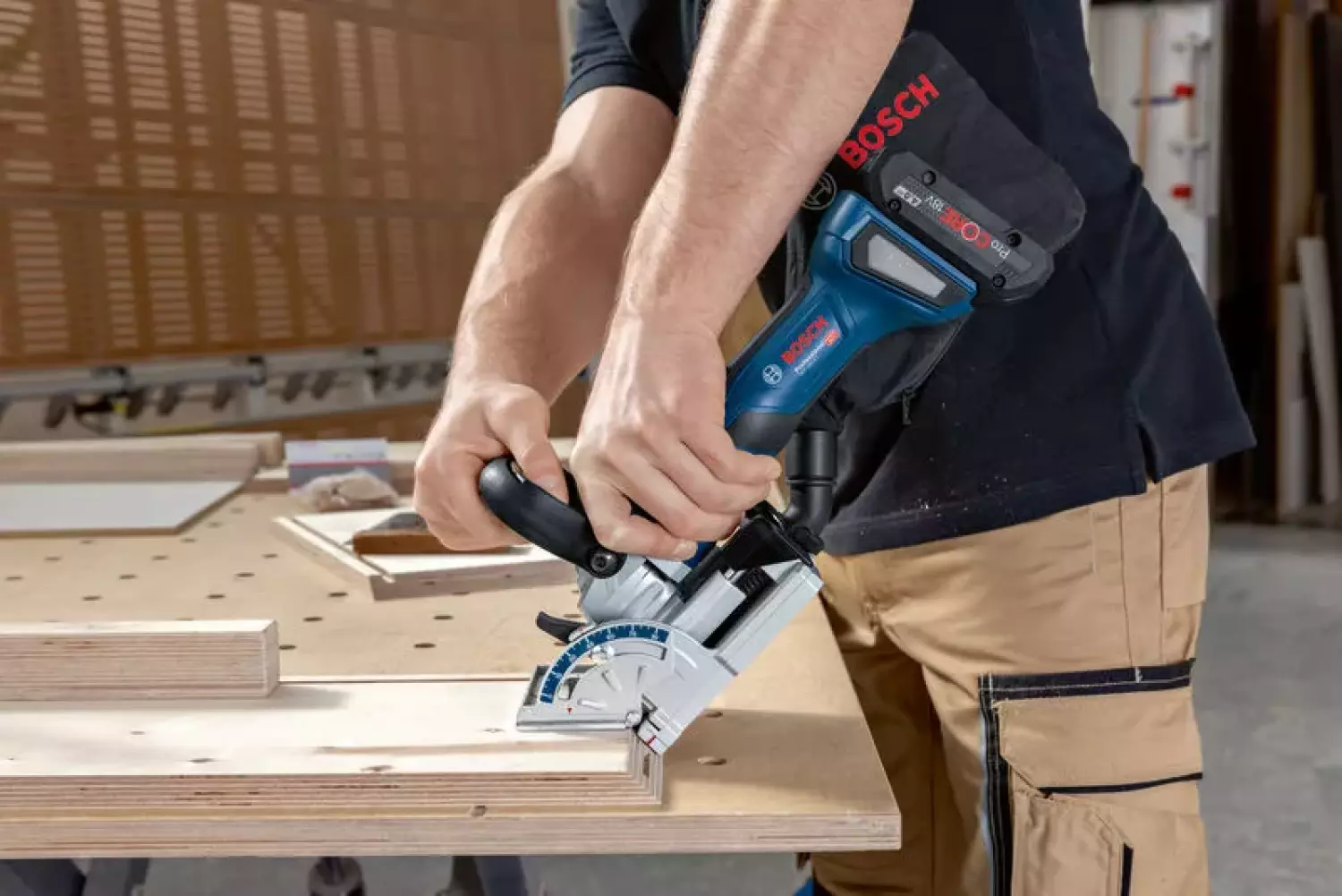 Bosch GFF 18V-22 18V accu Lamellenfrees body-image