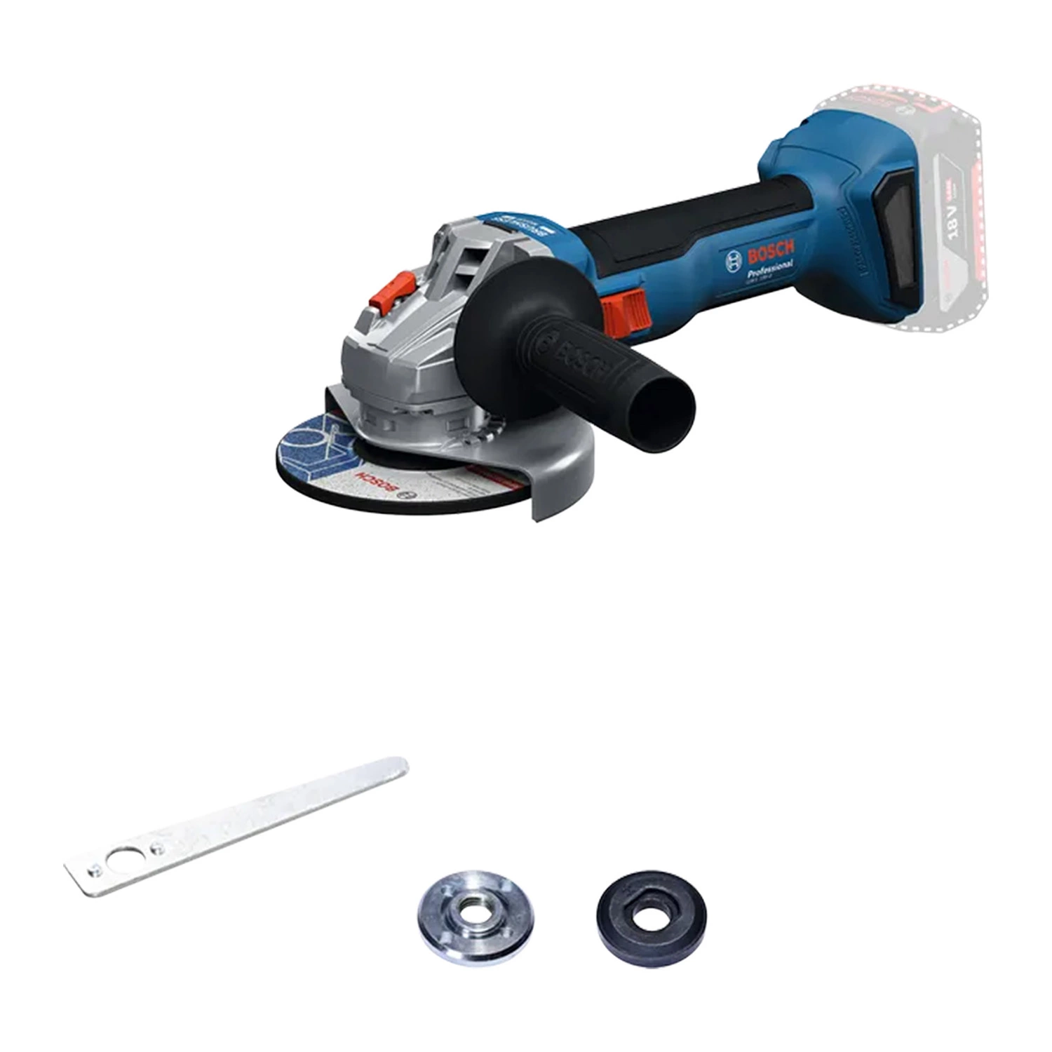 Bosch GWS 18V-8 Meuleuse d'angle sans fil 18 V Li-Ion - 125 mm-image