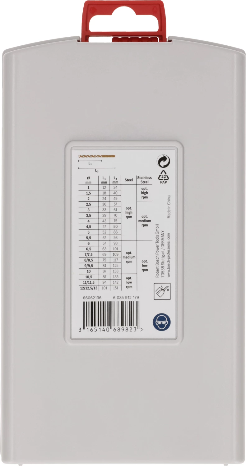 Bosch 2608587018 HSS-co Metaalboor set 1 - 13mm-image
