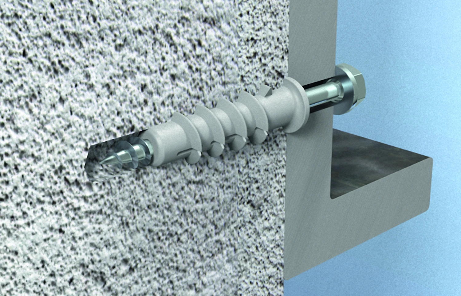 Fischer 78413 Cellenbetonanker kunststof FTP K8 - 10 x 60mm (25st)-image