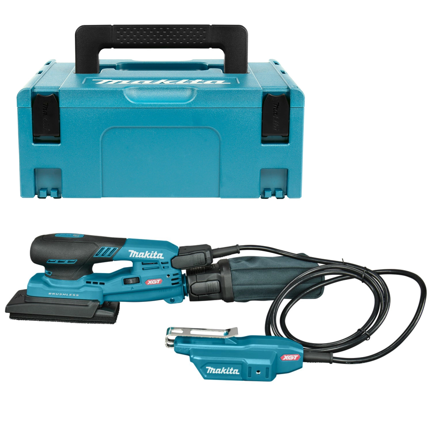 Makita BO005CGZJNL XGT 40V Li-ion Battery Sans Fil Ponceuse Palmaire en Mbox - 80x130mm-image