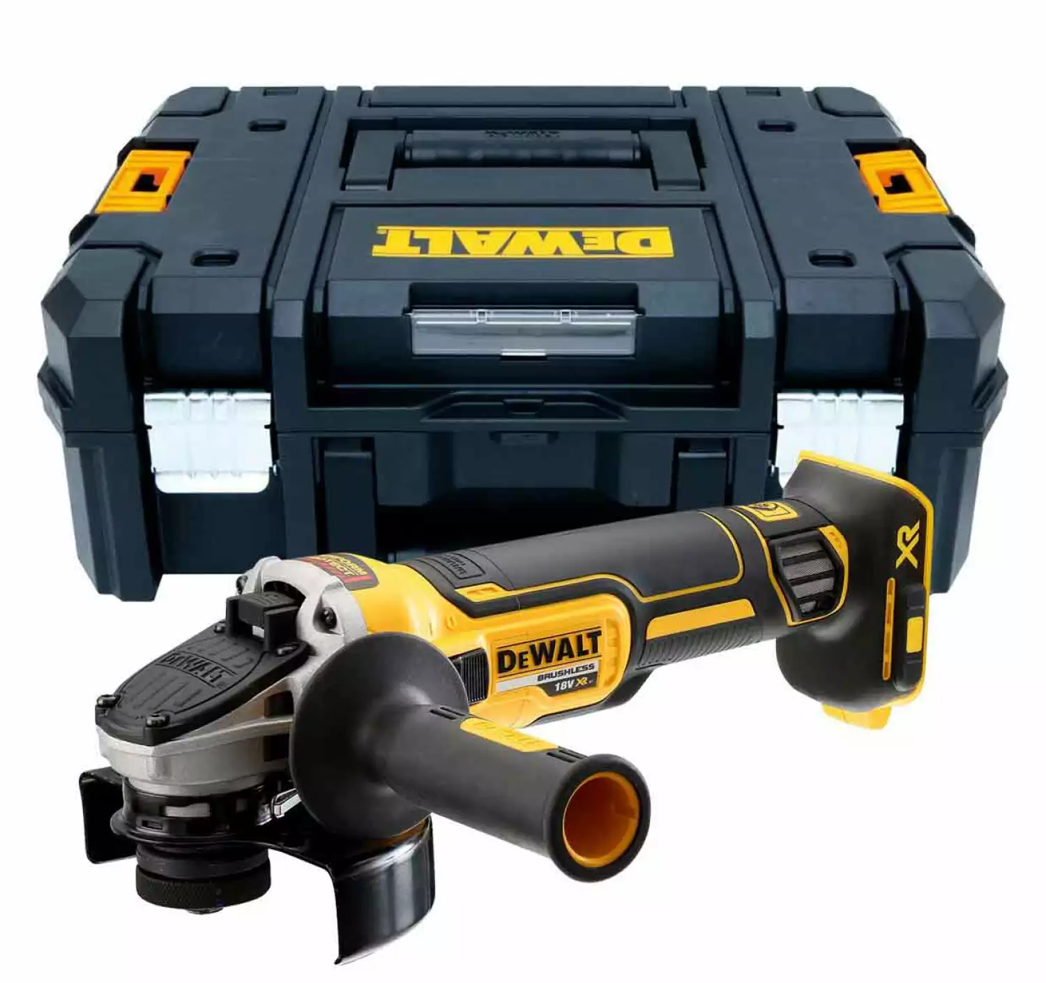 DeWALT DCG405NT 18V Li-ion XR accu haakse slijper body in TSTAK - 125mm - koolborstelloos-image