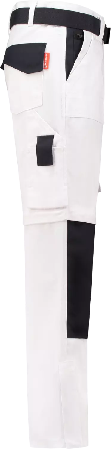 Workman 1004 Classic Worker ZIP OFF Werkbroek - Wit / Navy - Maat 50 (34/34)-image