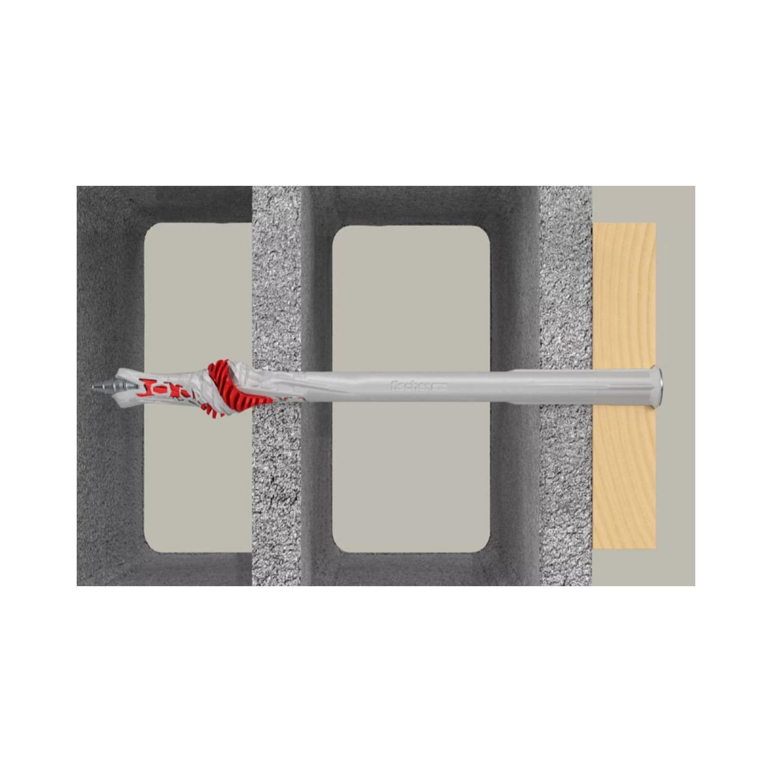 Fischer 562160 Constructieplug DuoXpand - 10 x 180 T - TX40 - verzonken schroef (50st)-image