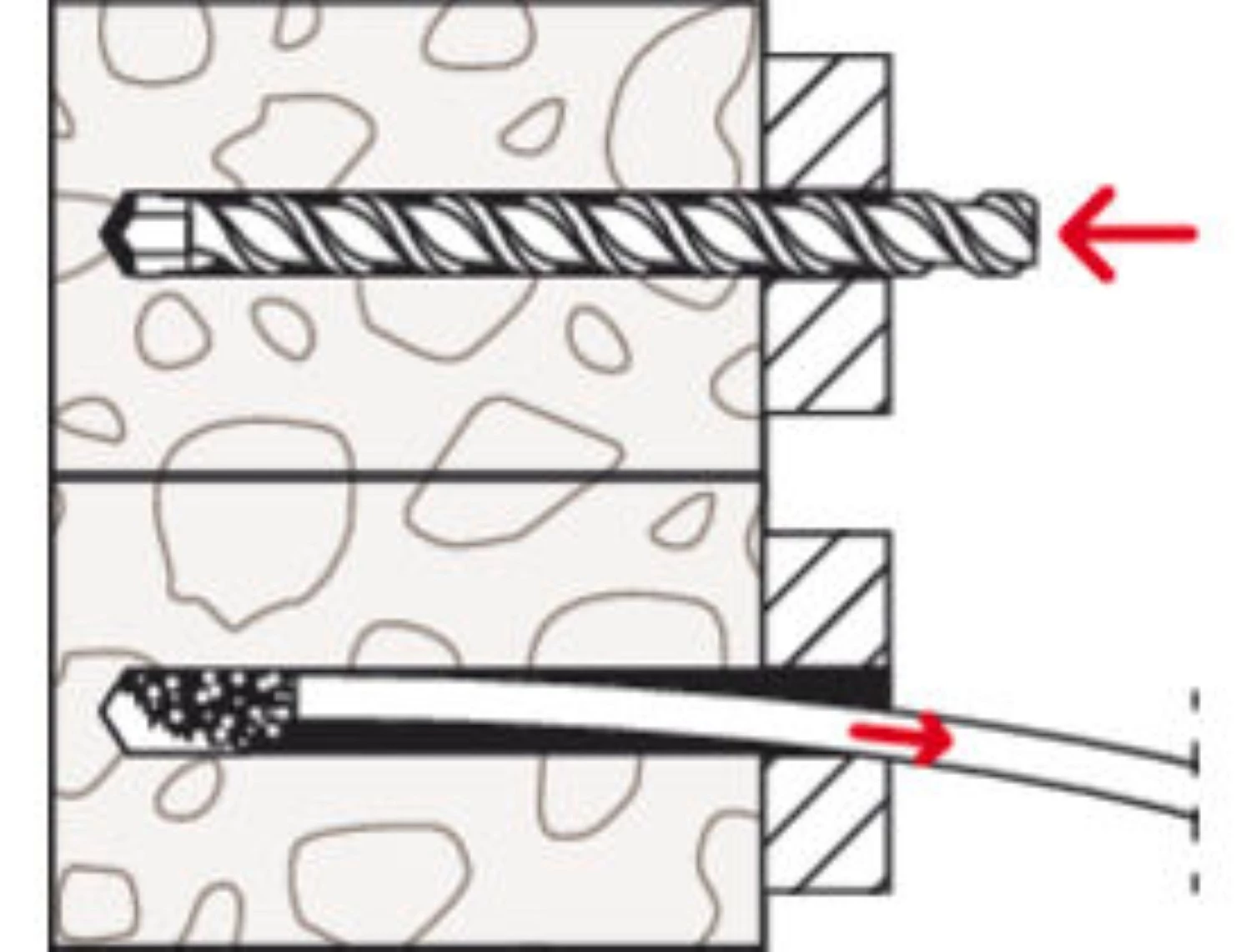 Fischer 577365 Nylon plug HybridPower 10 x 90 met TX40 schroef (50st)-image