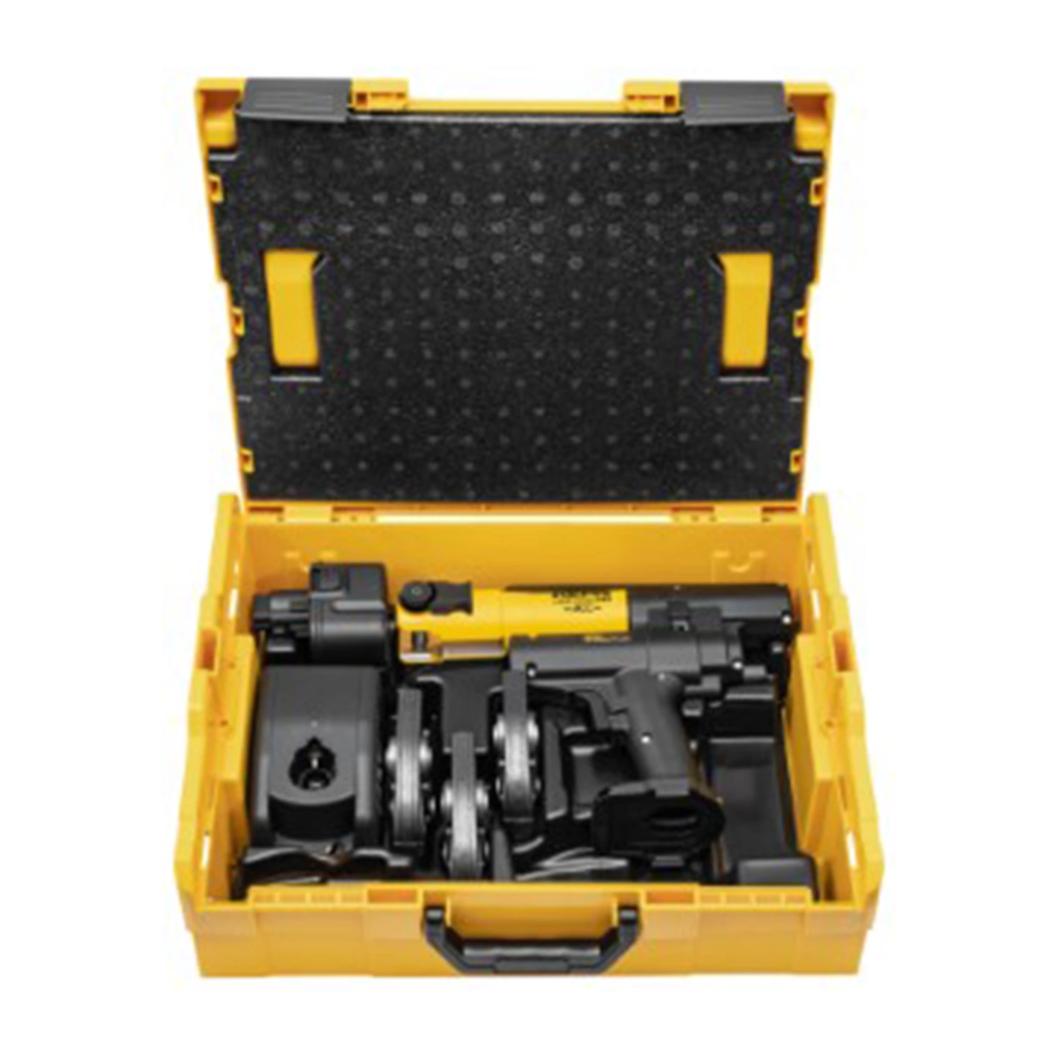 Rems 578X11 14,4V Li-Ion accu Mini-Press AC Radiaalpers set (1x 2.5Ah accu) in koffer + 3 bekken naar keuze-image