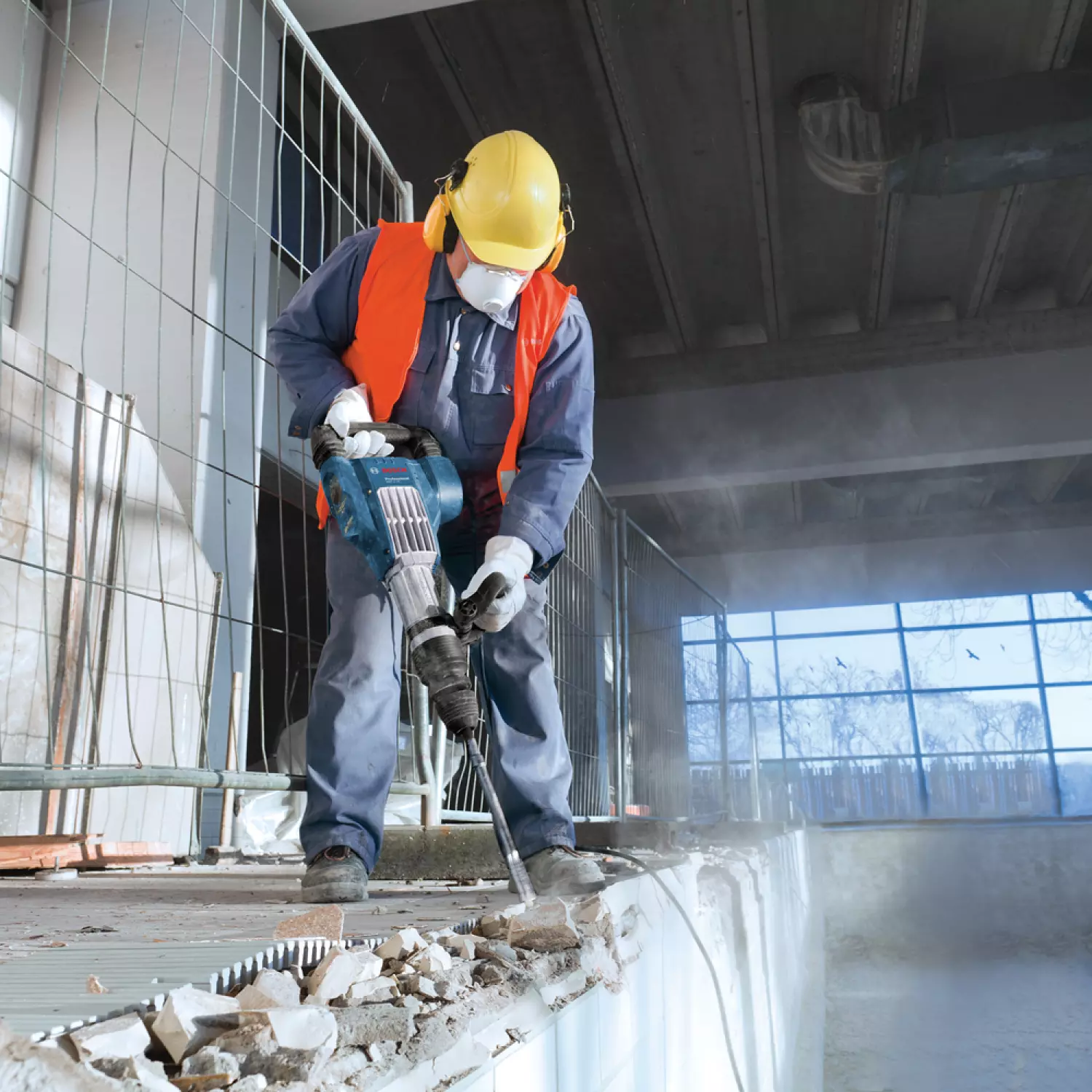 Bosch GSH 11 VC SDS-max Breekhamer in koffer - 1700W - 23J-image