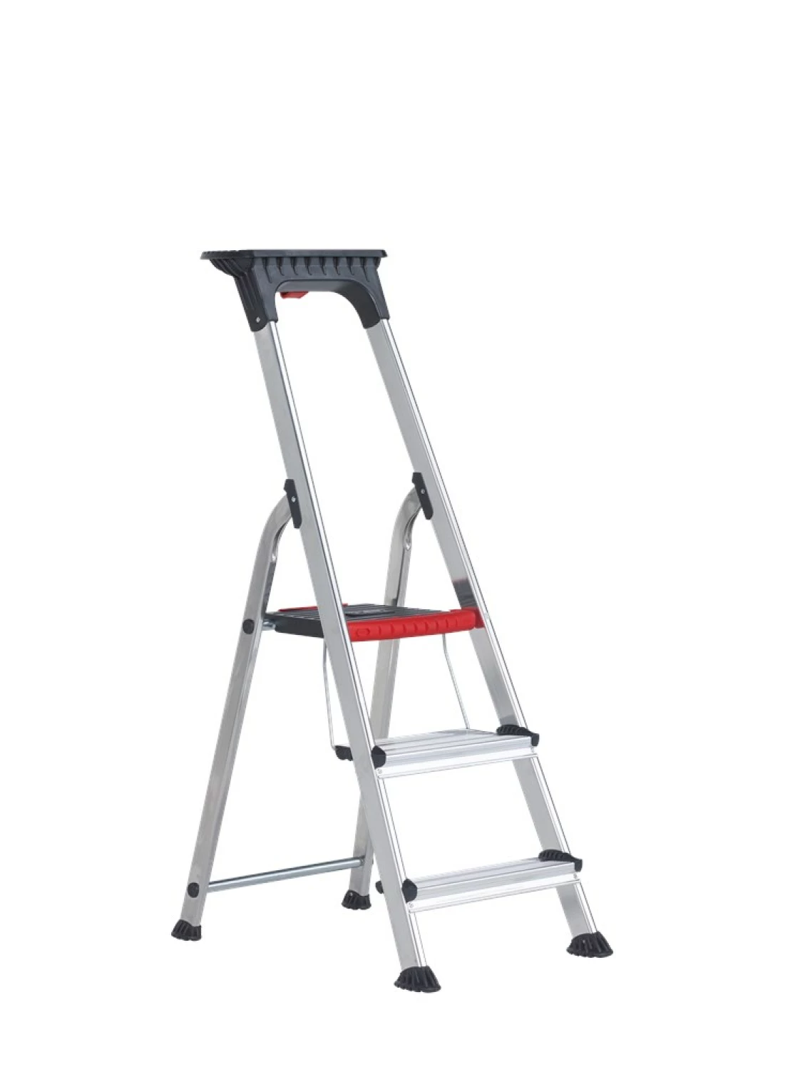 Altrex Double Decker Huishoudtrap - Aluminium - 3 treden - max. werkhoogte 2,6m-image